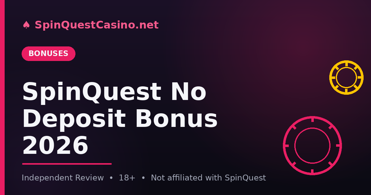 SpinQuest No Deposit Bonus 2026